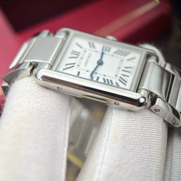 Cartier Watch Tank Must White Dial Metal Wire 31x41mm - Image 7
