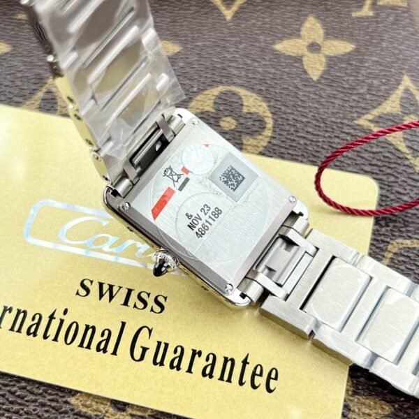 Cartier Watch Tank Must White Dial Metal Wire 31x41mm - Image 9
