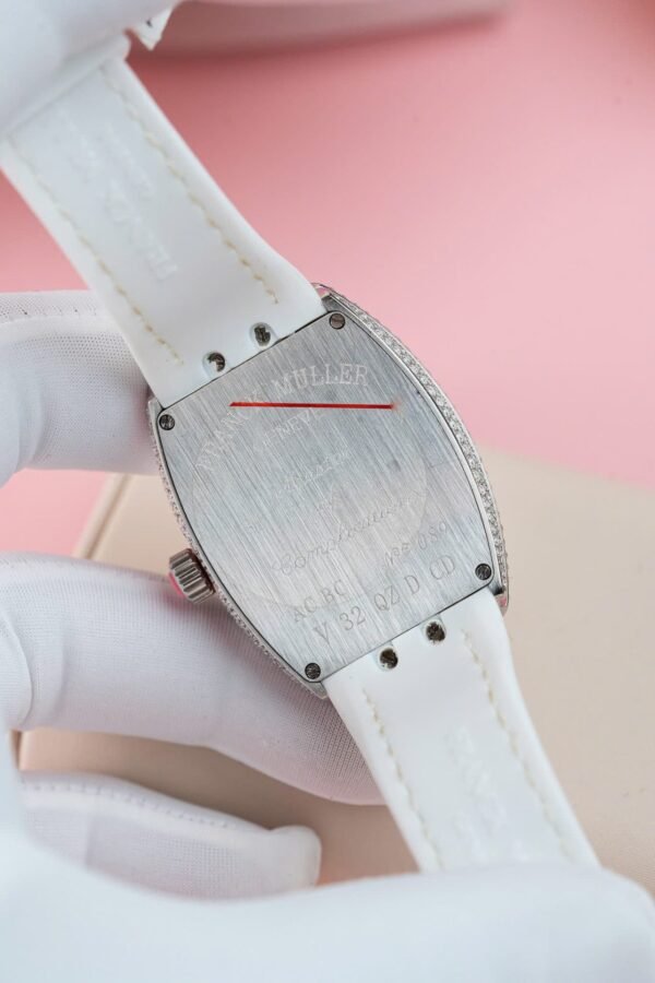 Franck Muller V32 Watch Custom Diamonds Moissanite 36mm - Image 9