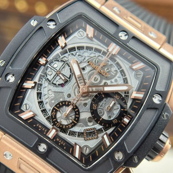 Hublot Spirit Of Big Bang King Gold Watch Bezel Black Ceramic 42mm - Image 5