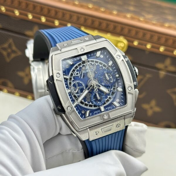 Hublot Spirit Of Big Bang Titanium Watch Dial Blue 42mm - Image 3