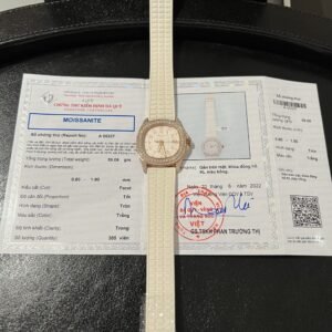 Patek Philippe 5067 Watch Gold Wrapped + Moissanite Diamonds 35.5mm