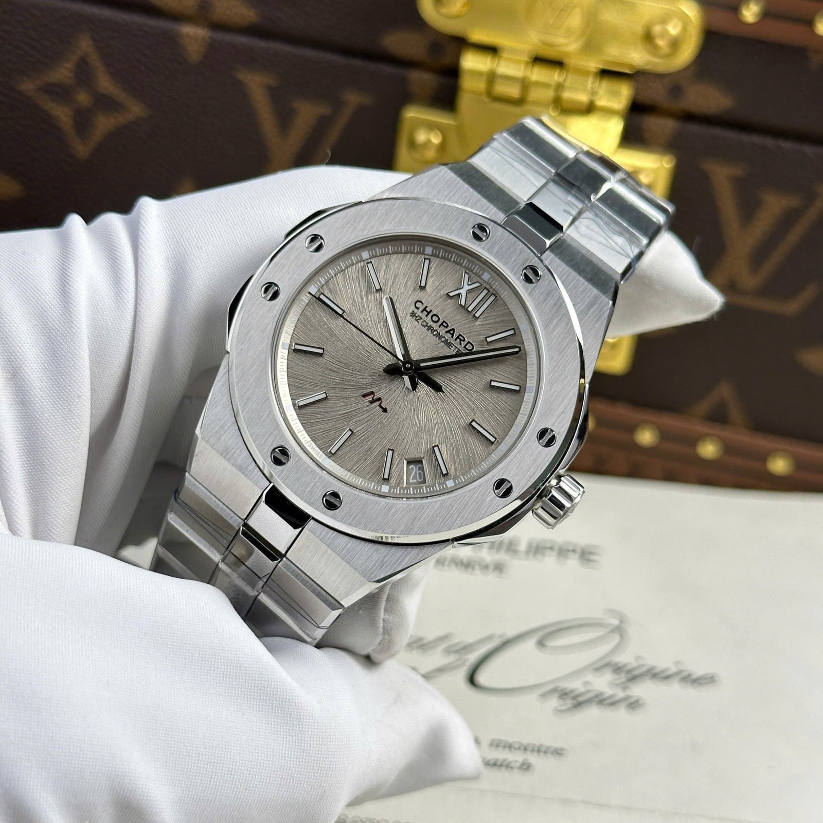 Chopard Watch Alpine Eagle 298600 Silver Dial 41mm - Image 3