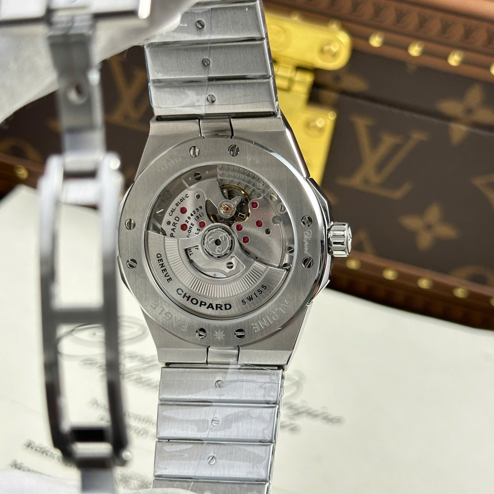 Chopard Watch Alpine Eagle 298600 Silver Dial 41mm - Image 9