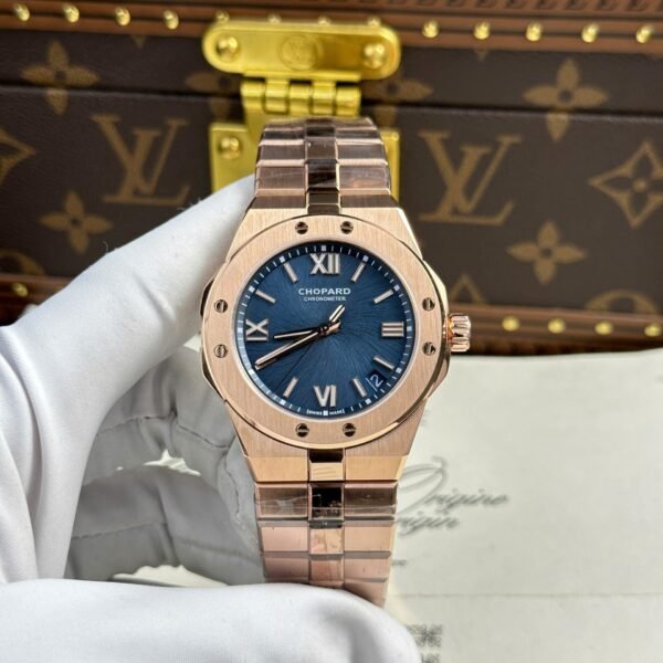 Chopard Alpine Eagle Rose Gold Watch Dial Blue 41mm