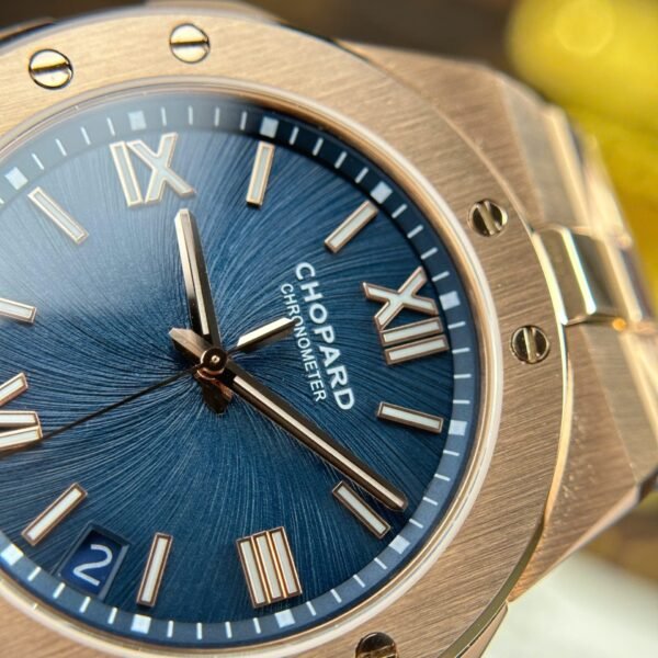 Chopard Alpine Eagle Rose Gold Watch Dial Blue 41mm - Image 5