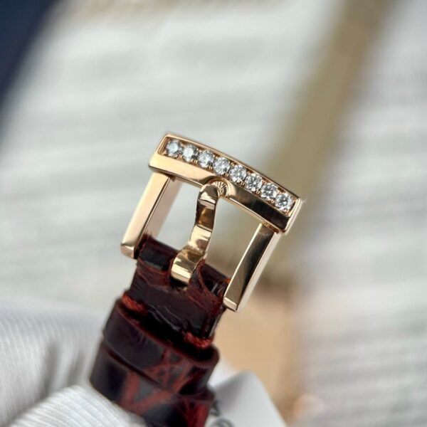 Chopard  Watch With Moissanite Diamonds 18K Gold Wrapped 34mm - Image 6