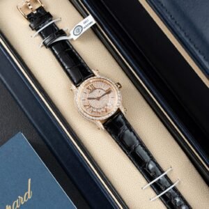 Chopard Happy 274891 Watch Synthetic Diamonds + 18K Gold Wrapped 36mm