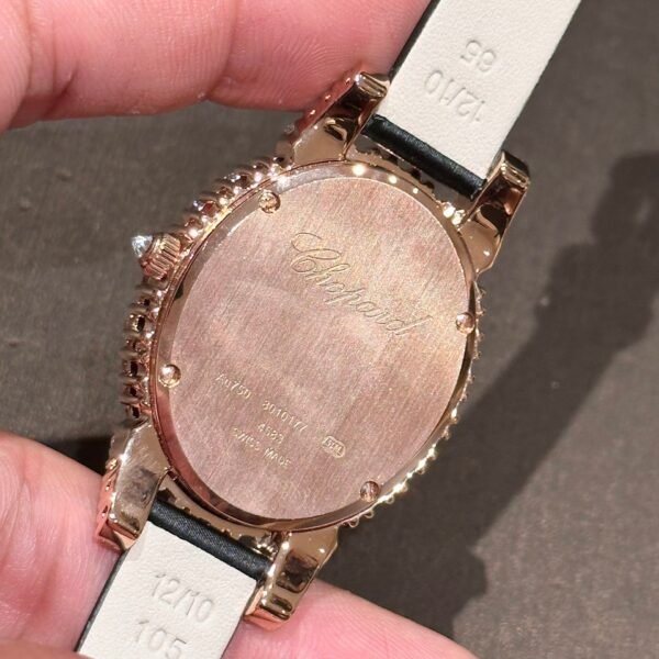 Chopard Gold Wrapped Women’s Watch Moissanite Diamonds 34mm - Image 8