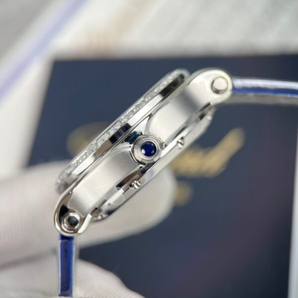 Chopard Women’s Watch With Diamond Moissanite Blue 34mm - Image 5