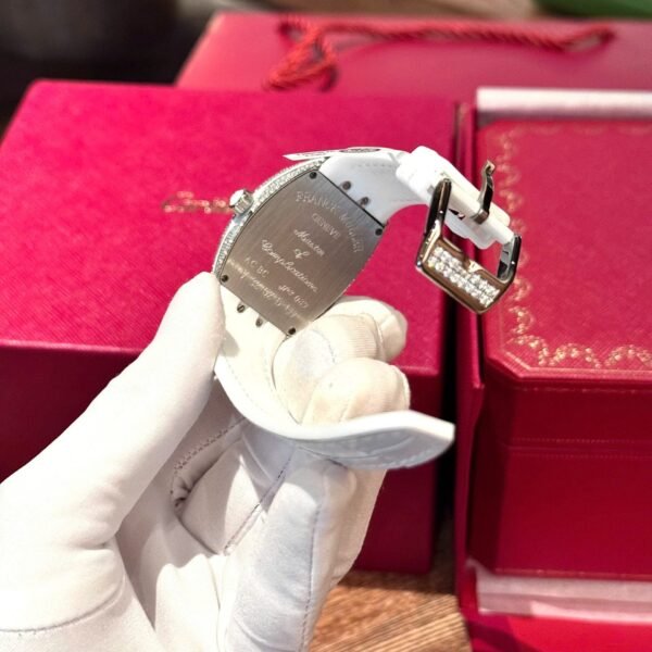 Franck Muller V32 Watch Custom Diamonds Moissanite 36mm - Image 8