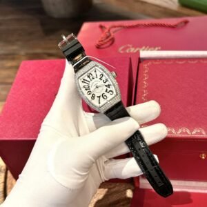 Franck Muller V32 Watch Custom Diamonds Moissanite 36mm