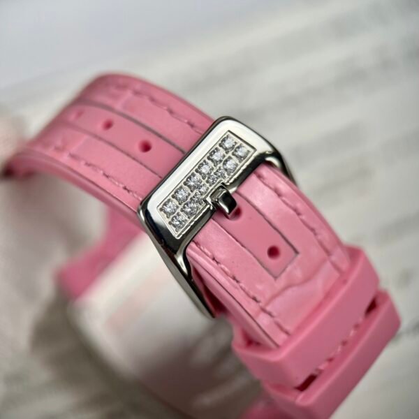 Franck Muller V32 Watch Pink Rubber Strap 36mm - Image 7