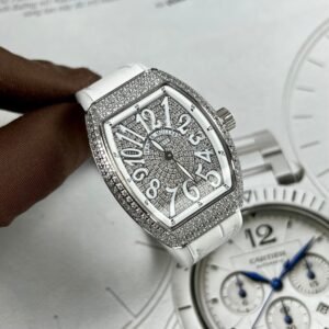 Franck Muller V32 Women’s Watch Full White Diamonds 36mm