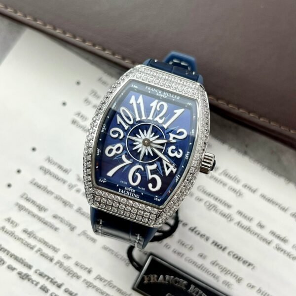 Franck Muller V32 Watch Blue Dial 36mm - Image 3