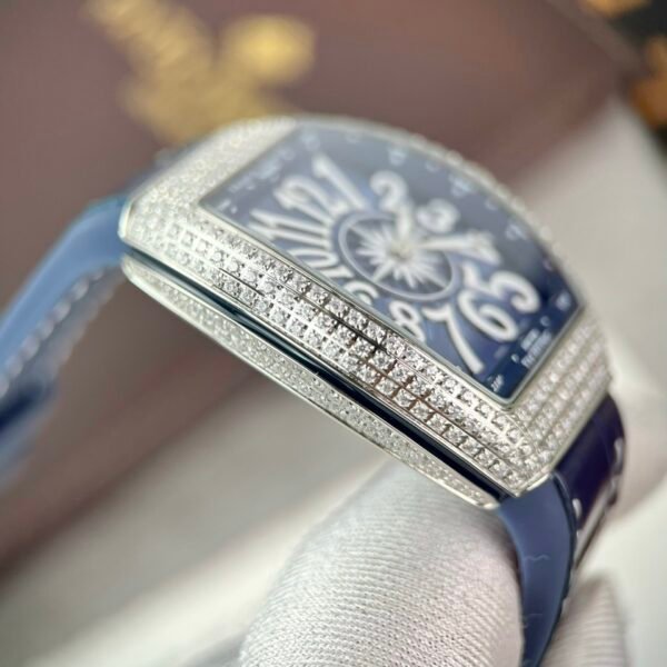 Franck Muller V32 Watch Blue Dial 36mm - Image 6