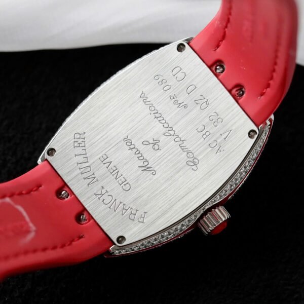 Franck Muller V32 Vanguard Lady Heart Red Watch Diamonds Moissanite 36mm - Image 7