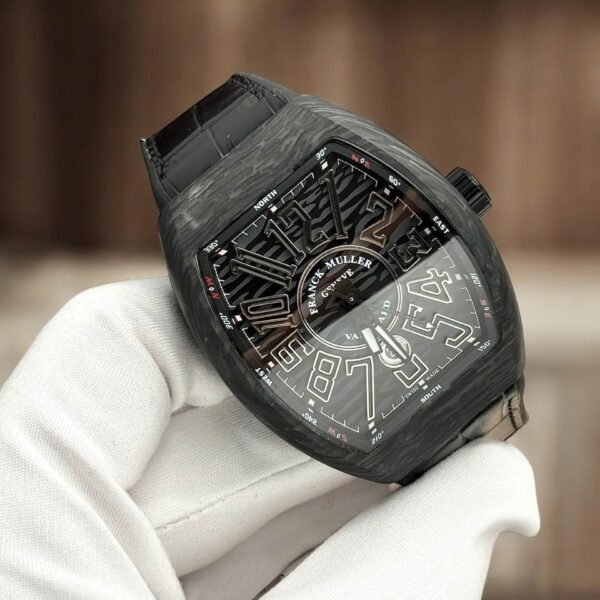 Franck Muller V45 Carbon Watch Automatic Movement 45mm - Image 3