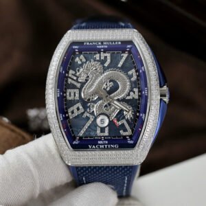 Franck Muller V45 Watch Dragon Dial Blue 45mm