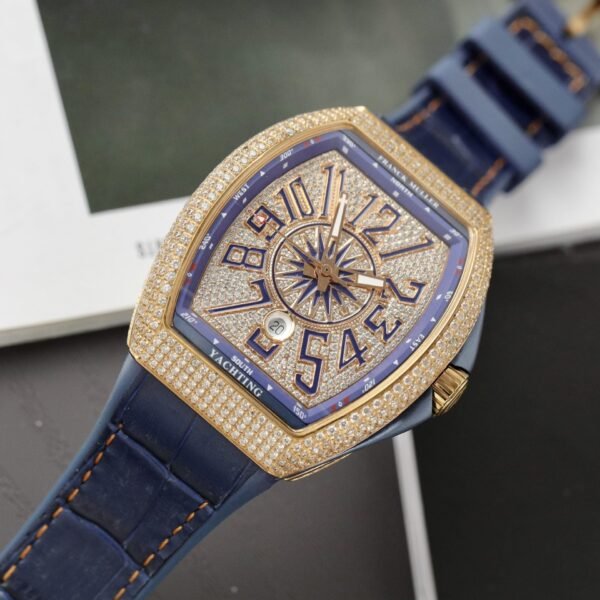 Franck Muller V45 Watch Blue Dial 45mm - Image 3