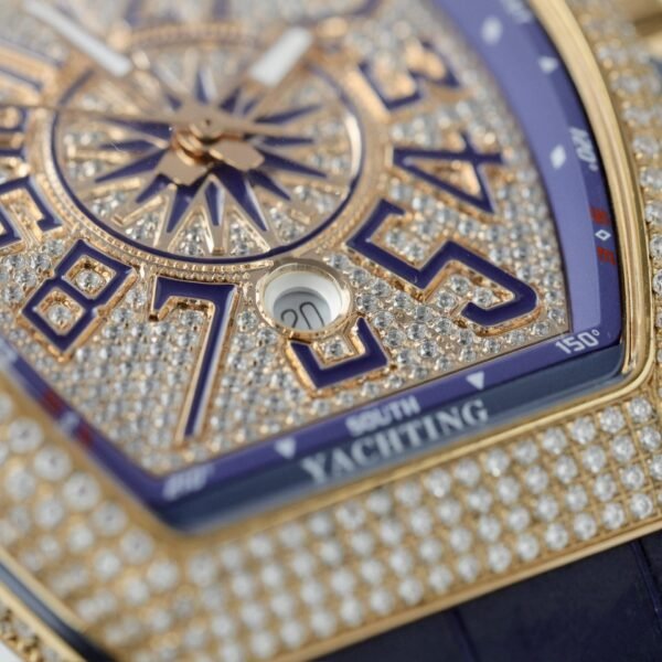Franck Muller V45 Watch Blue Dial 45mm - Image 5