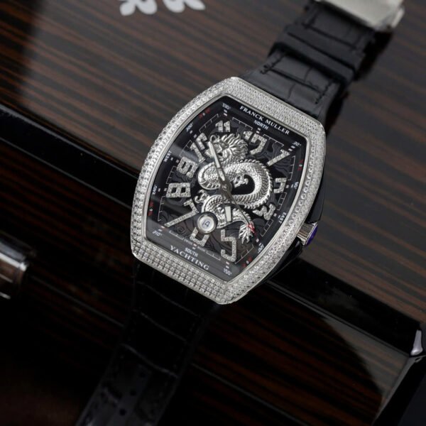 Franck Muller V45 Watch Dragon Dial Black 45mm