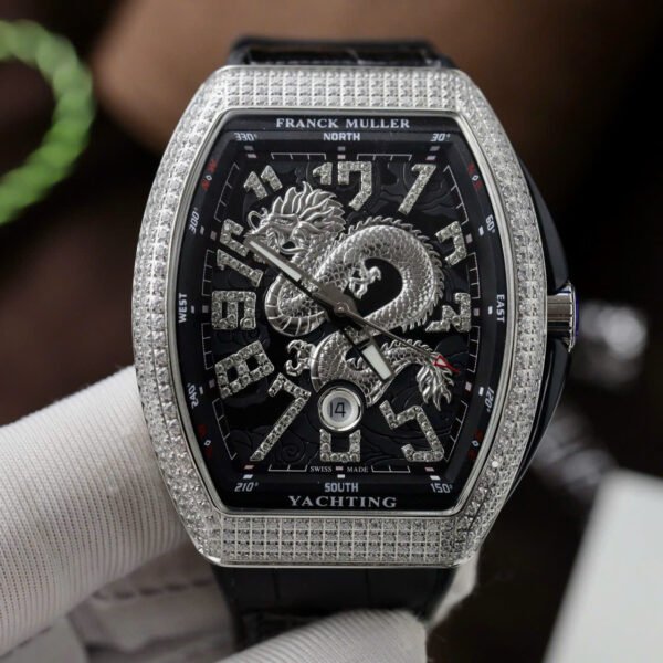 Franck Muller V45 Watch Dragon Dial Black 45mm - Image 2