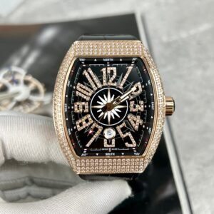 Franck Muller V45 SC DT Watch Black 45mm
