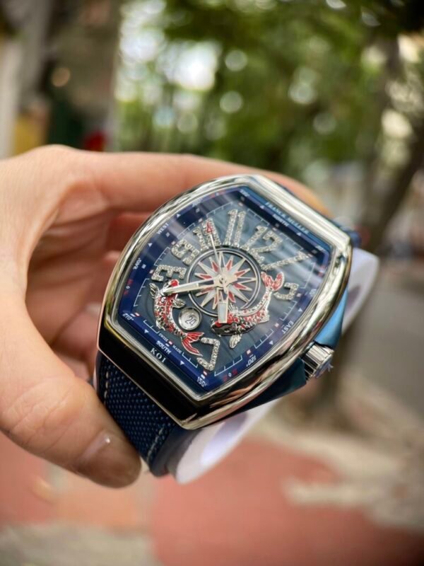 Franck Muller Watches Vanguard V45 Blue Dial 45mm - Image 4