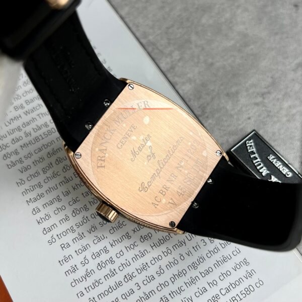 Franck Muller Vanguard V45 Watch With Full Rose Gold Diamonds 45mm - Image 6