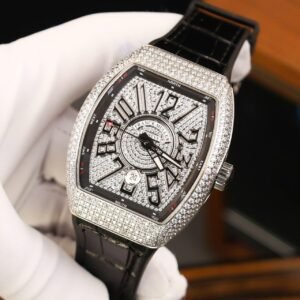 Franck Muller Vanguard V45 SC Watch Full Diamond  45mm