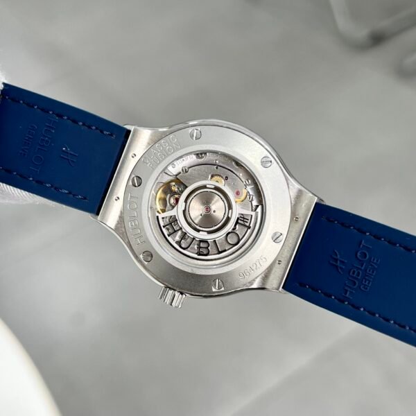 Hublot  Watch With Full Diamond Case Blue 38mm - Image 7