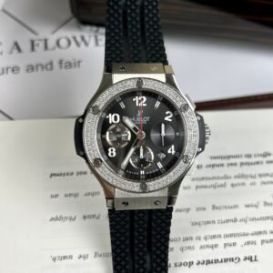 Hublot Watch Big Bang Chronograph With Diamond Bezel 44mm