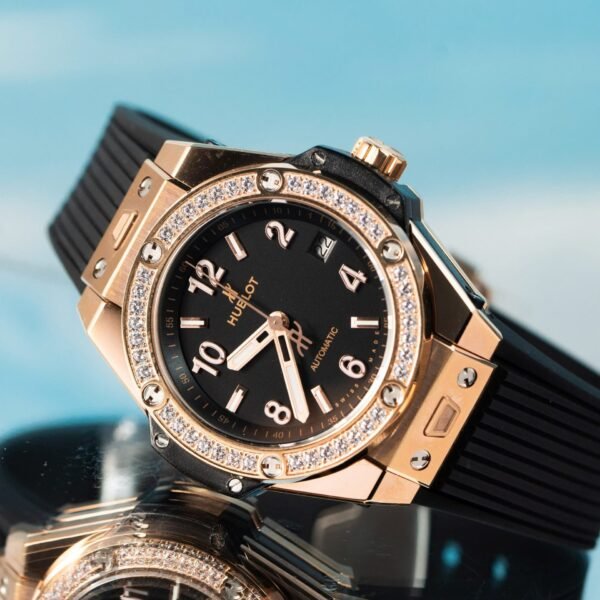 Hublot Watch Big Bang With Diamond Bezel King Gold 39mm - Image 2