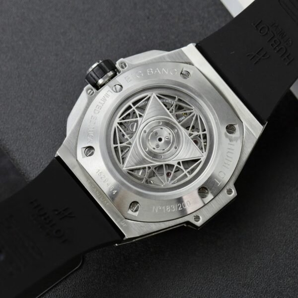 Hublot Big Bang Sang Bleu II Blue Watch Rubber Strap 45mm - Image 9