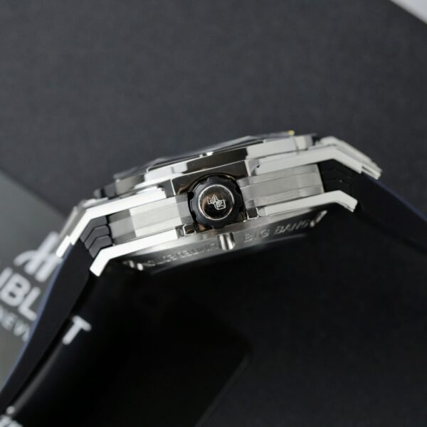 Hublot Big Bang Sang Bleu II Blue Watch Rubber Strap 45mm - Image 7