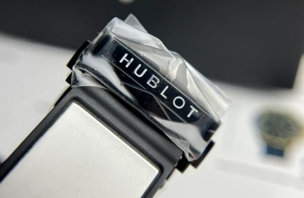 Hublot Big Bang Sang Bleu Watch White Ceramic Rubber Strap 45mm - Image 9