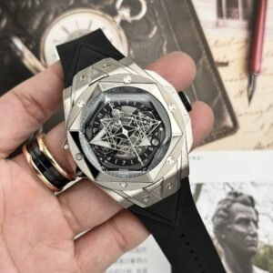 Hublot  Watch Big Bang Sang Bleu II Titanium Black Dial 45mm