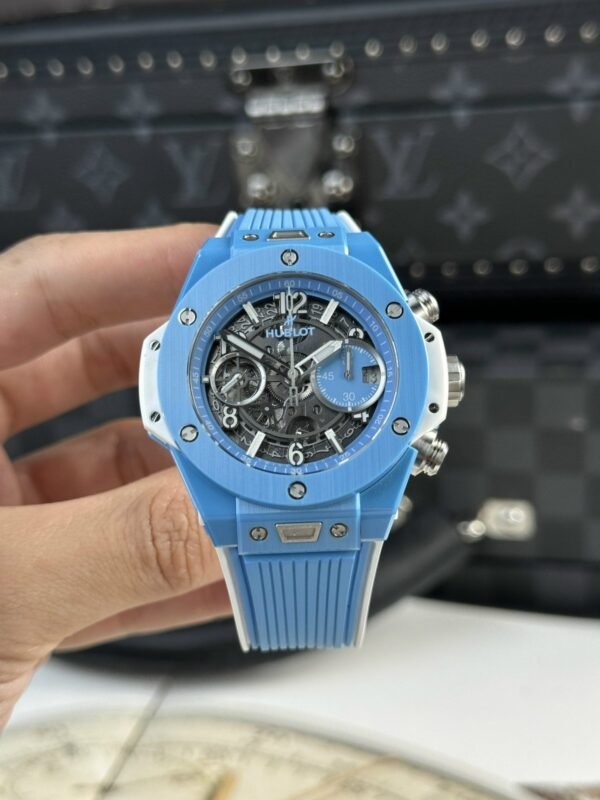 Hublot Watch Big Bang Unico Ceramic Sky Blue 42mm - Image 3