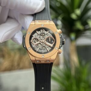 Hublot Watch Big Bang Unico King Gold Rubber Strap 42mm
