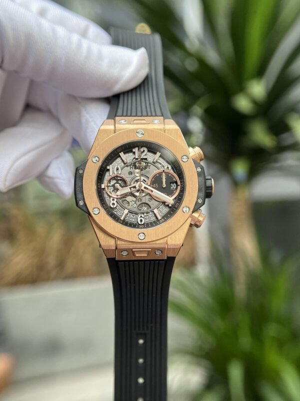 Hublot Watch Big Bang Unico King Gold Rubber Strap 42mm