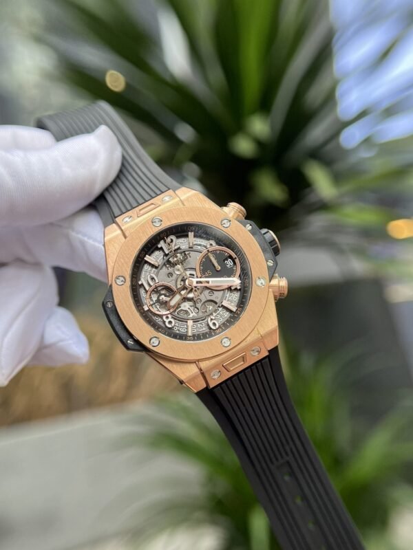 Hublot Watch Big Bang Unico King Gold Rubber Strap 42mm - Image 3