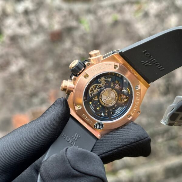 Hublot Watch Big Bang Unico King Gold Blue Ceramic Benzel 44mm - Image 6