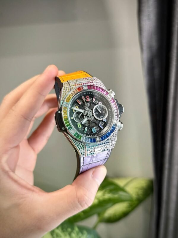 Hublot Big Bang Unico Rainbow Titanium Watch 45mm - Image 5