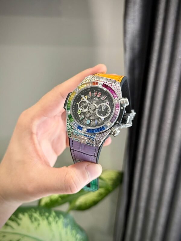 Hublot Big Bang Unico Rainbow Titanium Watch 45mm - Image 4