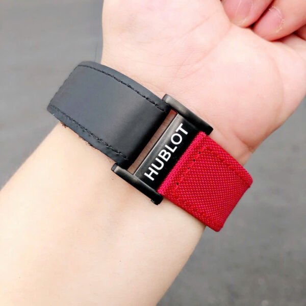 Hublot Big Bang Unico Red Carbon  Watch Fabric Strap 45mm - Image 9