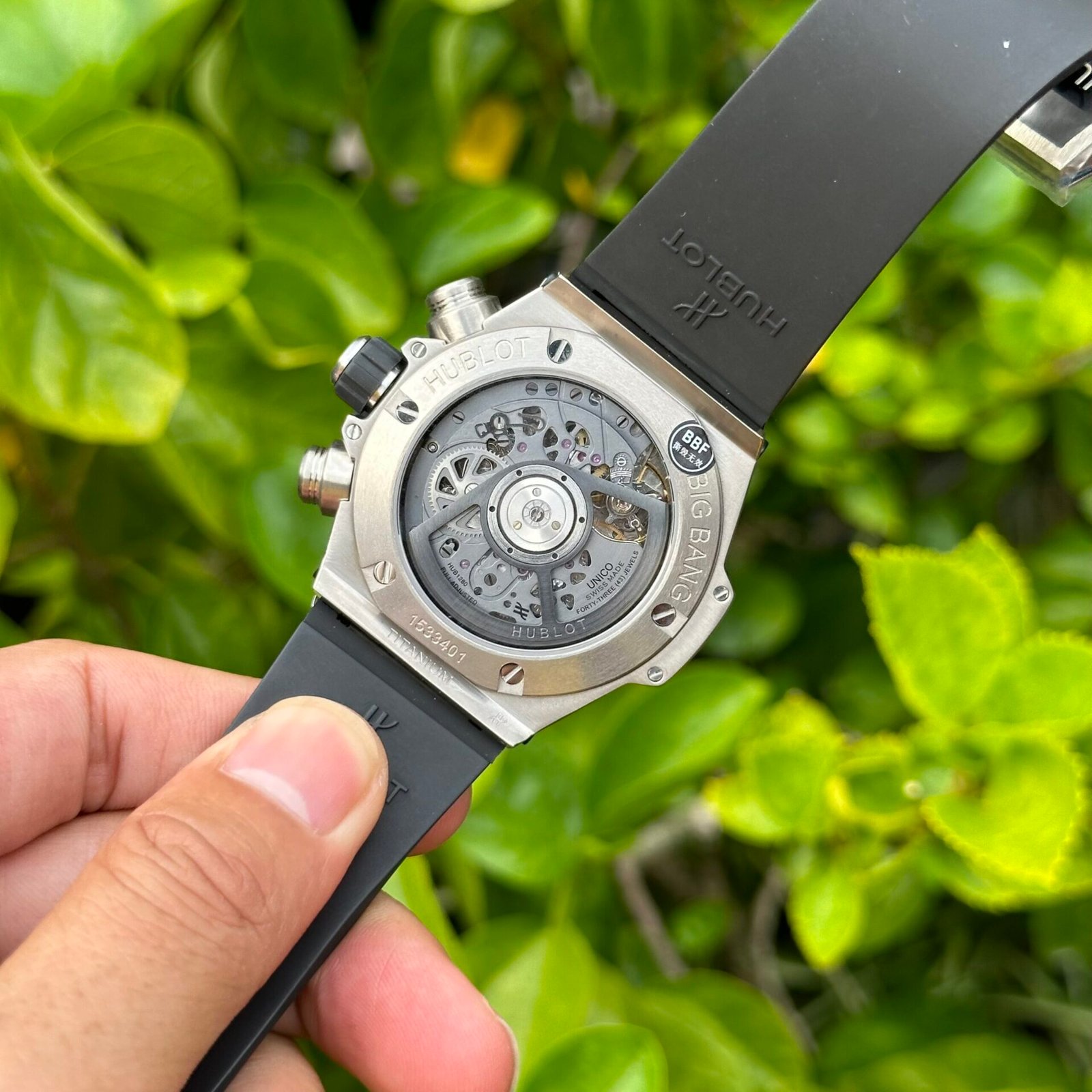 Hublot Big Bang Unico Watch Black Rubber Strap 44mm - Image 7