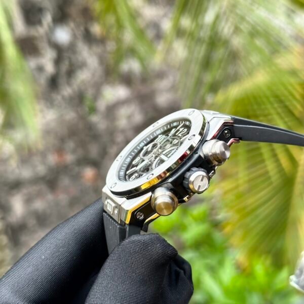 Hublot Watch Big Bang Unico Titanium Black Rubber Strap 44mm - Image 5