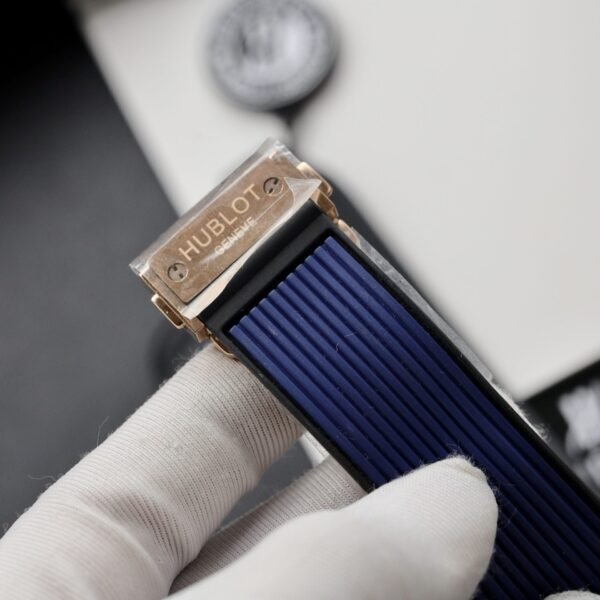 Hublot Watch Spirit Of Big Bang King Gold Bezel Ceramic Blue 42mm - Image 10