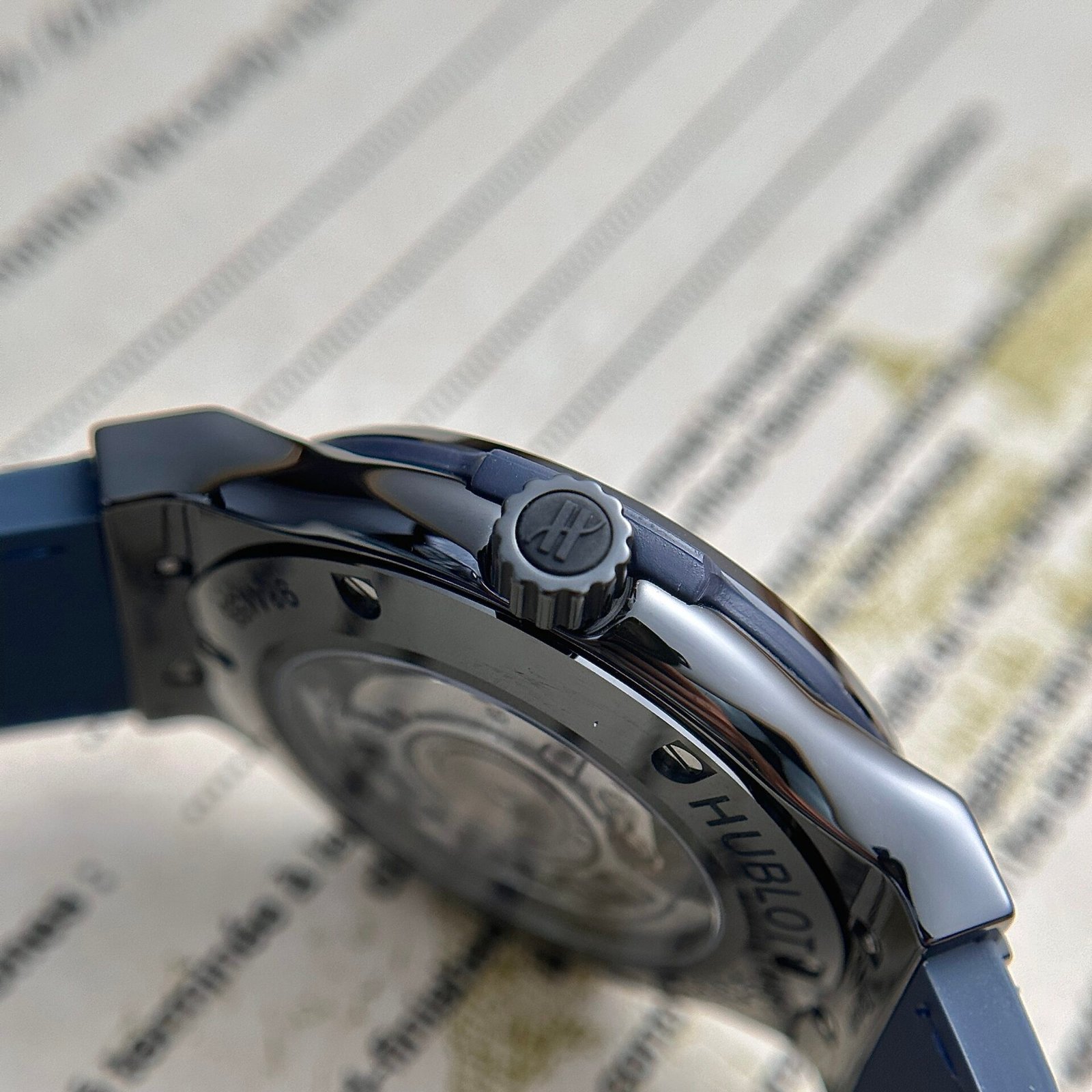 Hublot Classic Fusion Ceramic Blue Watch 42mm - Image 5